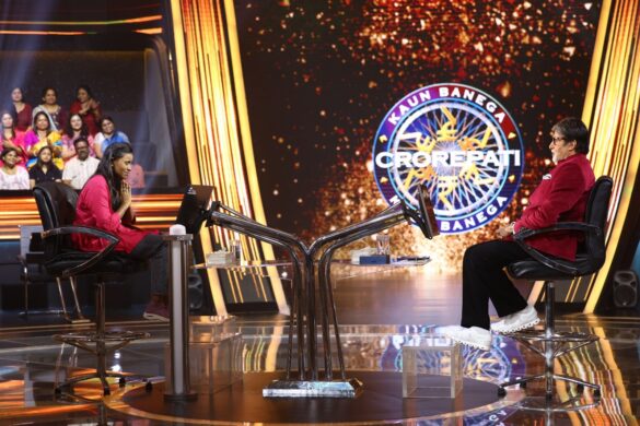 Nisha Raj playing KBC with Amitabh Bachchan | spottoday